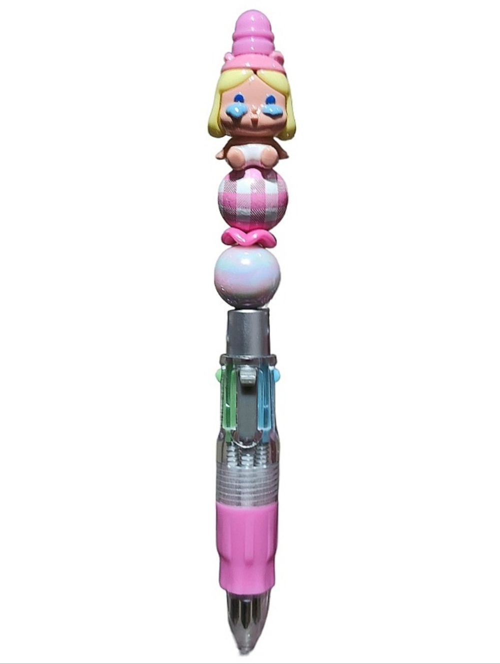 Cry Baby Pop Mart Pop Bean Beaded Retractable 4 In 1 Pen